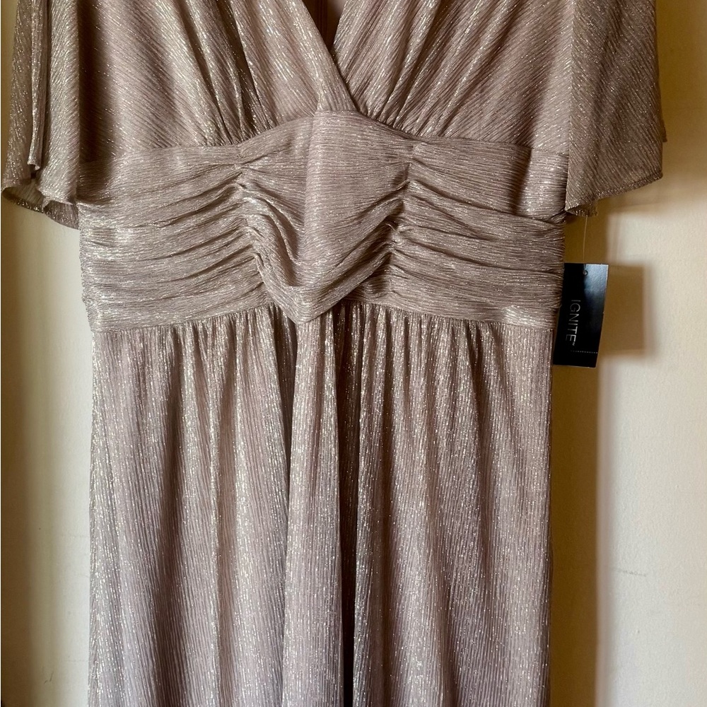 Elegant Metallic Dress